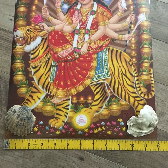 Three Y2K Colourful Indian Hindu Deity Prints - Picture 6 of 8